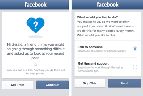 Facebook crea una herramienta para tratar de evitar suicidios.