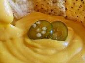 Nachos salsa queso vegana