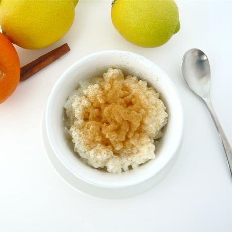 Arroz con leche {en microondas}