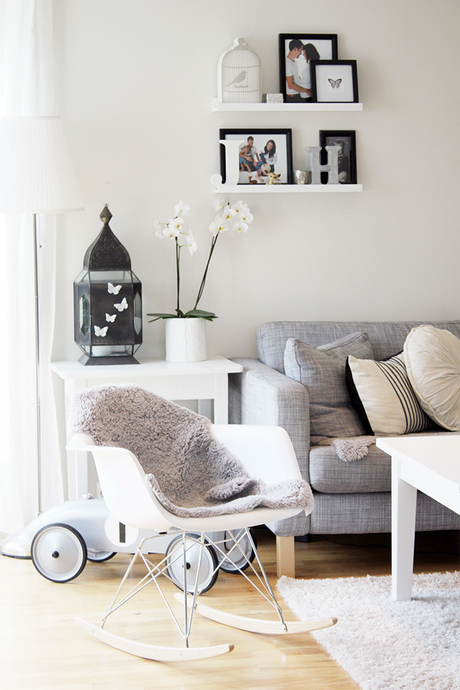 Como decorar un salón acogedor, bonito y romántico nórdico en BLANCO & GRIS Como decorar un salón acogedor, bonito y romántico nórdico en BLANCO & GRIS