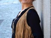 Boho style. Fringed waistcoat. Wloggers 2015