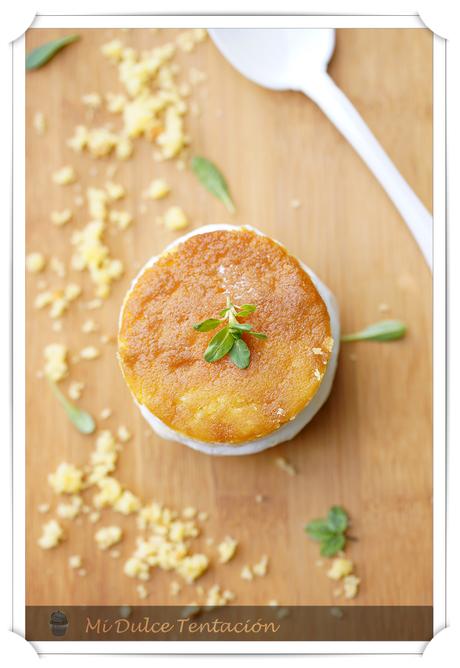 Mini Pastel de Sobaos con Fruta