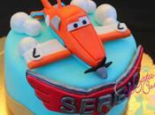 Tarta fondant aviones para sergio