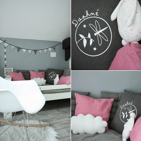 Ideas decorativas, en rosa y gris