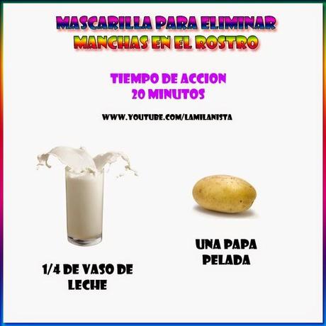 MASCARILLA PARA ELIMINAR MANCHAS EN LA CARA