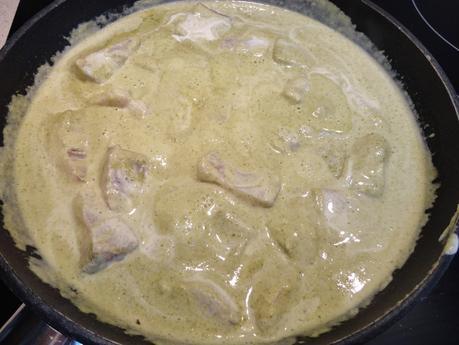 Pescado al Curry Verde