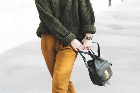 Paris-Green_Sweater-Orange_Trousers-Adidas_Stan_Smith-Ralph_Lauren_Bag-Ricky_Drawsting_Bag-Outfit-Street_Style-PFW-Maxi_Coat-94