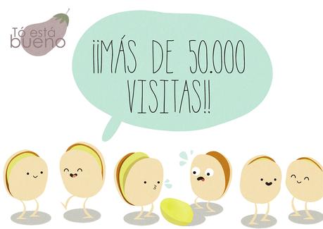 Cantuccini de pistachos para celebrar que hemos superado las 50.000 visitas