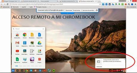 acceso remoto a un chromebook