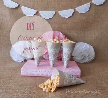 Diy Conos de papel