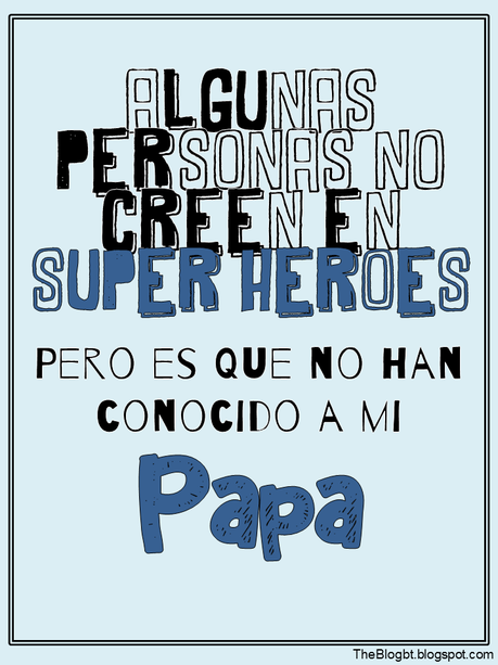 Una ganadora y carteles Gratis para papa.