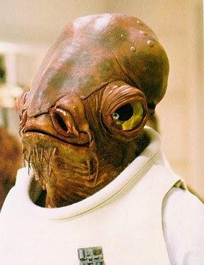 Star Wars. Personajes: Almirante Ackbar