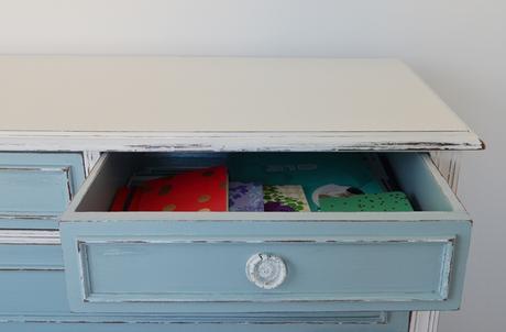 El cuarto celeste y vintage