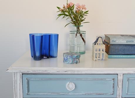 El cuarto celeste y vintage