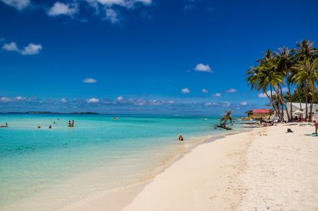 La playa en Maafushi