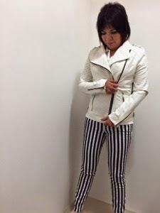 Rayas con Chamarra de Piel