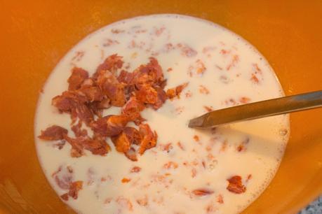 Quiché de chorizo, queso, patatas fritas y bacon Quiché de chorizo, queso, patatas fritas y bacon