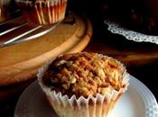 Muffins ruibarbo crumble crujiente