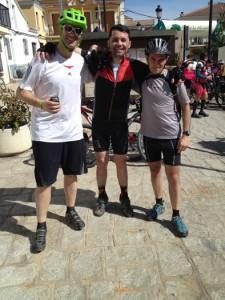 Jose, Román y Jose en la II Rascaencinas