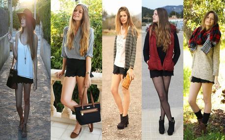 4+1 looks con shorts lenceros 4+1 looks con shorts lenceros