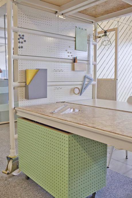 Una oficina flexible mediante sistemas de andamiaje