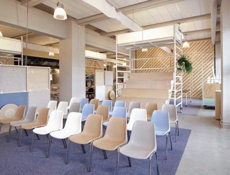 Una oficina flexible mediante sistemas de andamiaje