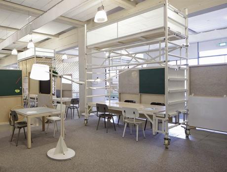 Una oficina flexible mediante sistemas de andamiaje