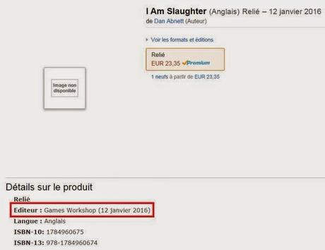 I Am Slaughter,nueva novela de Dan Abnett para 2016