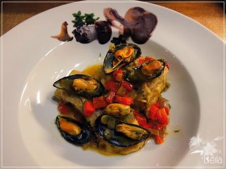 Bacalao con mejillones