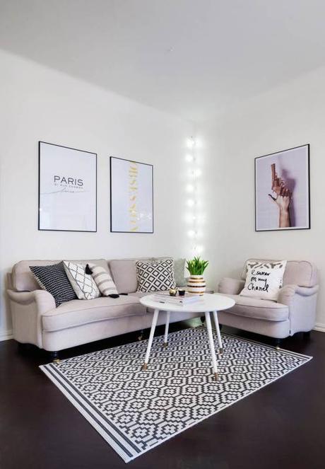 interiores de pisos pequeños decoración pisos pequeños decoración nórdica escandinava cocinas pequeñas en L cocinas pequeñas cocinas nórdicas cocinas con encimera de madera cocinas blancas modernas blog decoración de interiores 