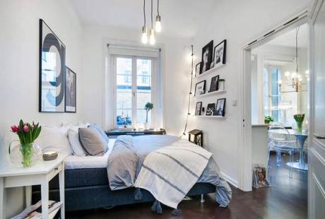 interiores de pisos pequeños decoración pisos pequeños decoración nórdica escandinava cocinas pequeñas en L cocinas pequeñas cocinas nórdicas cocinas con encimera de madera cocinas blancas modernas blog decoración de interiores 