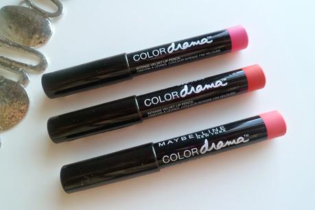 Maybelline Color Drama Intense Velvet Lip Pencil: Review y swatches