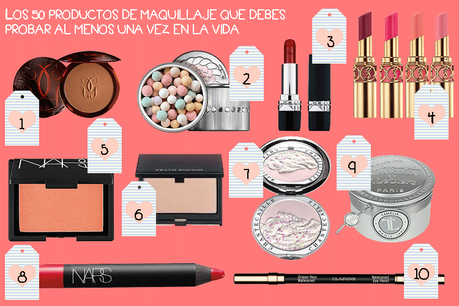 Los 30 productos de maquillaje que debes probar al menos una vez en la vida  - Paperblog