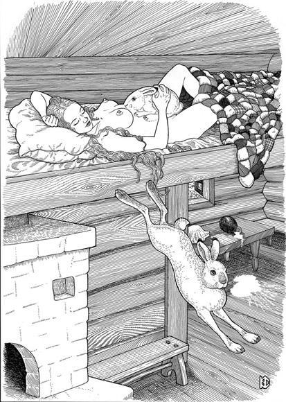 Nikolay Fomin y Apollonia Saintclair. Arte, dibujo, erotismo.