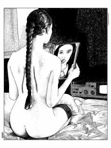 Nikolay Fomin y Apollonia Saintclair. Arte, dibujo, erotismo.
