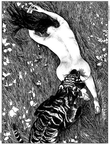 Nikolay Fomin y Apollonia Saintclair. Arte, dibujo, erotismo.