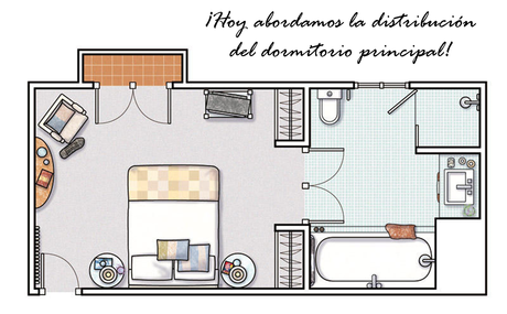 Consejos de inicio a la decoración (II parte): distribución de un dormitorio