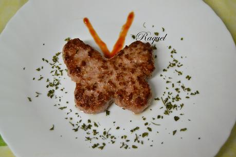 Hamburguesas de Mariposas de Cerdo y Ternera