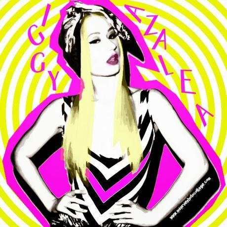 Tutorial póster Pop Art Iggy Azalea