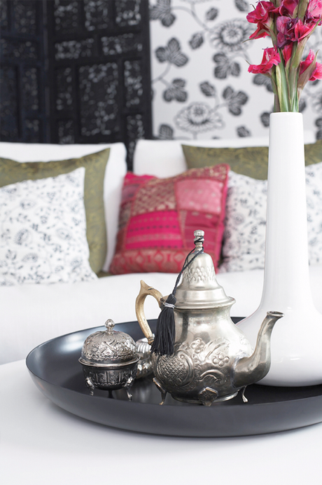 Un apartamento con toques árabes y orientales