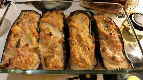RECETAS FIT: CALABACINES-BERENJENAS RELLENAS
