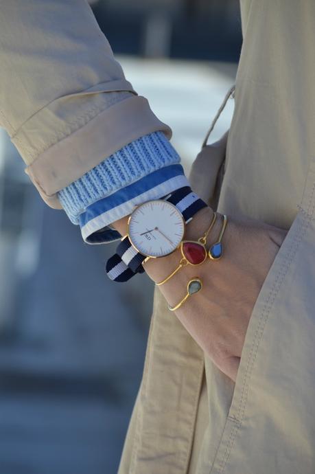 Azul bebé + print leopardo