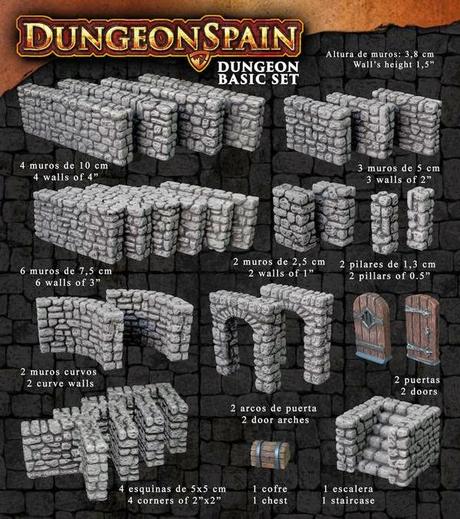 Set de dungeon básico de Dungeon Spain-Nosolorol sale en breves