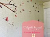 Colgante corazones Origami