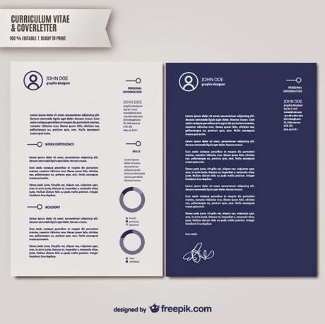 Colección de Curriculums Vitae gratuitos para editar en Photoshop