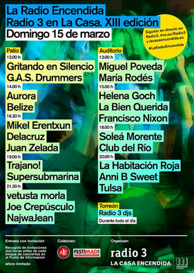 Agenda de conciertos: La XIII edición de La Radio Encendida destaca esta semana en Madrid.