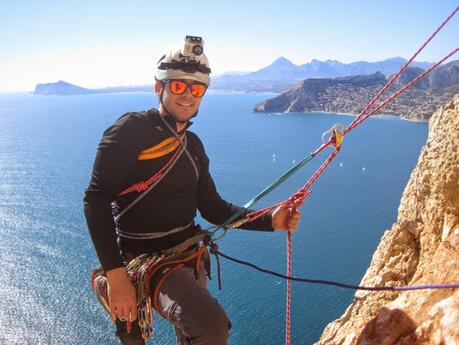 Escalada en el Peñon de Ifach: Diedro UBSA 250mt 6a max