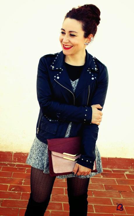 Minivestido de Paño-Tweed Minidress-Tweed Mini Robe