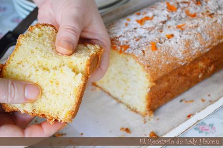 Bizcocho de lavanda y mandarina