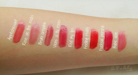 rouge edition, aqua laque, bourjois, swatches